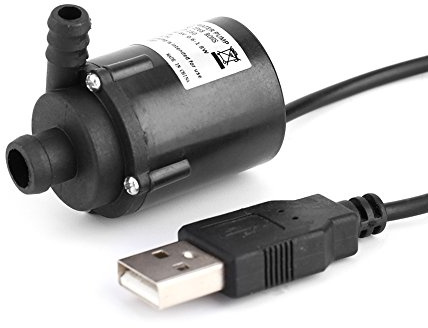 USB Mini Wasserpumpe, Micro Brushless Tauchpumpe Aquariumpumpe Förderpumpe Brunnenpumpe Ultra-leise Tauchwasserpumpe für Aquarium, Teich, Brunnen, Garten Keine Geräusch Aquarium Pumpe