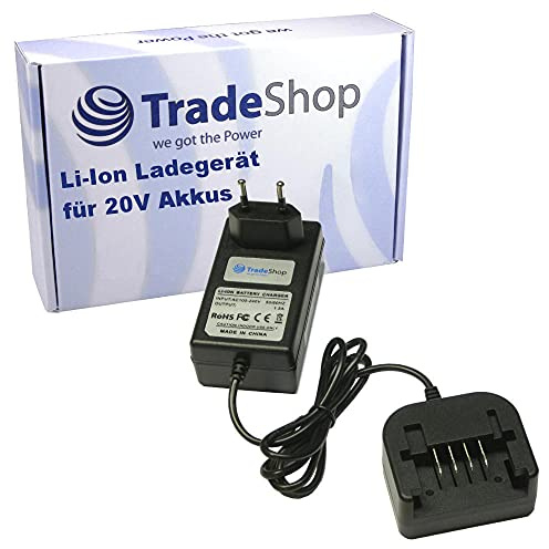 Li-Ion Akku Ladegerät für Worx WX800.9 MAX WX800E WX801.9 WX820 WX822 Worx Landroid L WR155E L1000 WR147E / Ladestation Netzteil für Akkus 20V