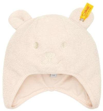 Steiff Unisex Baby Ohne Bommel Beanie-Mütze, OXFORD TAN, 39 EU