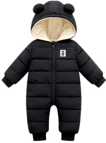 Daysskk Combinaison Hiver Bébé 0-18 mois Combinaison de Neige Bébé Fille Garçon Barboteuse Bébé Hiver