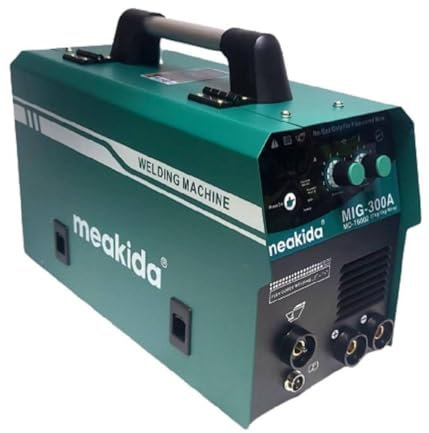 Trade Shop - Soldadora multifunción Mig/mma hilo continuo sin gas + electrodo 1-5 kg 300a