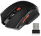 Souris Gaming sans Fil 2.4GHz, 6 Boutons, Design Ergonomique avec LED Orange, Récepteur USB, Noir