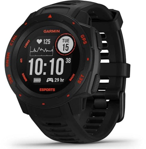 Garmin Instinct - wasserdichte GPS-Smartwatch mit Sport-/Fitnessfunktionen. Herzfrequenzmessung am Handgelenk, Fitness Tracker und Smartphone Benachrichtigungen. Viele Modelle zur Auswahl