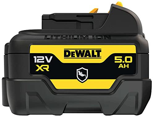 DeWALT Akku DCB126G-XJ 12V 5Ah, Li-Ion, Ersatzakku, Wechselakku 10,8 und 12 Volt, Kapazitätsanzeige