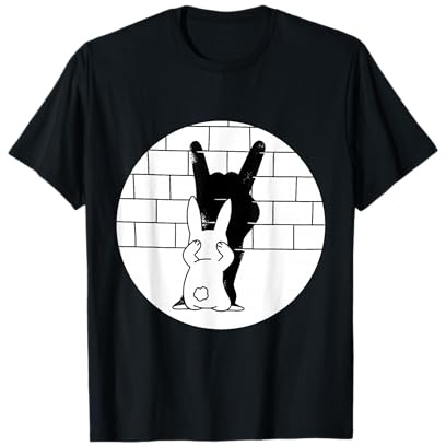 Jeu d'ombres pour les fans de Rocker et de Heavy-Metal. T-Shirt