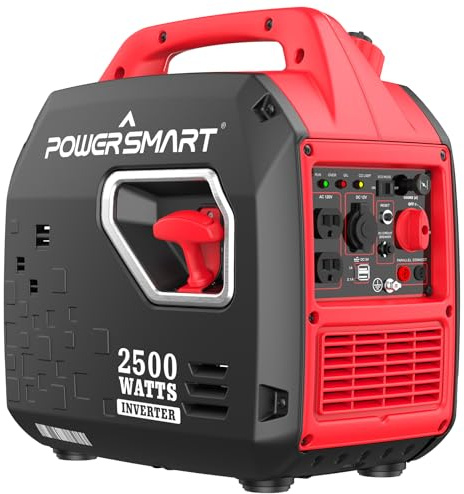 PowerSmart 2500-Watt Portable Inverter Generator with Super Quiet for Camping