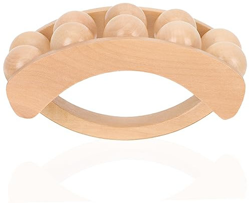 Gatuida Manuelle Nackenmassagegerät Holz Akupunktur Massagerolle Für Hause Mehrzweck-hautpflege-tool Körpermassagerolle Für Muskelentspannung