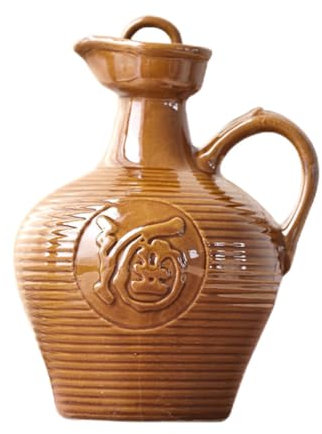 MAGICLULU Pot à Vin Céramique Avec Poignée Isolante Récipient Scellé Pour Maison Et Bureau Accessoire Vin Naturel Et Décoratif