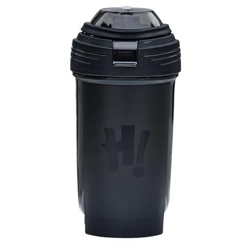 Shaker Bottle,Large Capacity,Fitness And Sports Travel Cup No Blending Ball Or Whisk Portable Pre Workout Whey Protein Drink Cup Mixes Cocktails Smoothies Shakes Top Rack Safe,Black