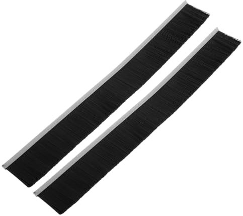 Gadpiparty 2 strisce di tenuta per cassette postali con setole in nylon foderate per protezione da polvere e acqua, lunghezza 30 cm, accessori per la pulizia delle cassette postali per ufficio e casa