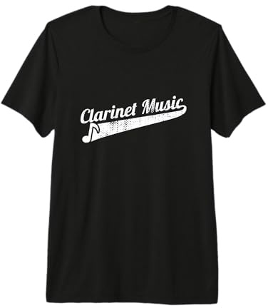 Clarinet Music Clarinet Enthusiast (passionné de Clarinette) T-Shirt Haut de Gamme