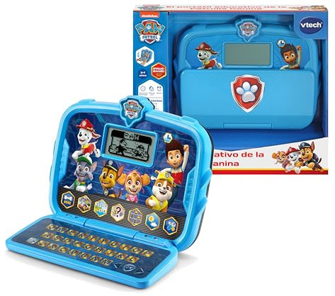 VTECH 80-530322 Patrulla Canina Paw Patrol Lerncomputer, tragbar für Kinder + 3 Jahre, ESP-Version, único