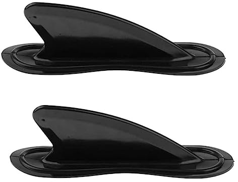 Sup Finne Stand Up Paddle Ersatzteile Paddle Board Fin Kajak Skeg Verfolgung von Flossen aufblasbare Bootshai Flossen Wasserscheide Board Flossen Montage Ersatzzubehör für Surfboard/Paddleboard 2pcs