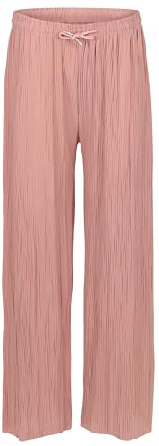 Easy Young Fashion - Pantalon d'été plissé doux et fluide Marlène - Tendance élégant et décontracté