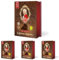 Reber, Mozart-Kugeln Dark Chocolate, 24er Packung, Mozart-Kugeln aus Doppelte Schicht Zartbitter-Schokolade, Gefüllt mit Pistazien-Marzipan, Mandeln und Haselnuss-Nougat, 120g (6 Mozart-Kugeln)