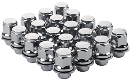 HZSMYXGS Bulloni Cerchioni Compatibile con Toyota per Camry 1983-2020 per Tacoma 1995-2015 Dadi Ruota Stile Magnetico cromati Dadi Ruota per sedili 12X1,5mm Esagonale 13/16'' 21mm
