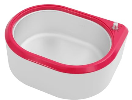 265 W, 2,4 l, paraffina, bagno di paraffina, scalda bagno di paraffina, per mani e piedi, temperatura regolabile da 55 a 70 °C, macchina per il bagno di cera con vaso interno in alluminio, paraffina