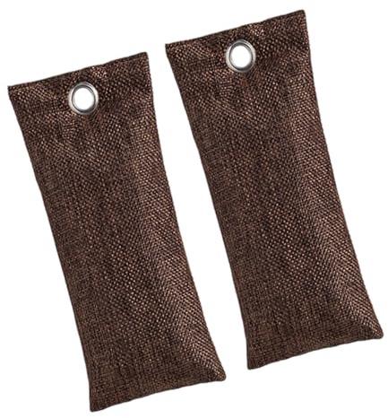 2Piece Set Natural Shoe Deodorizer Bags with Activateds Charcoal for Footwear, Gym Gear & Home Removal Charcoal Freshener Bags