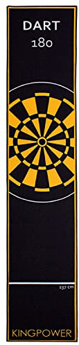 Dart 290x60 cm Tapis de Fléchettes Tournoi Fléchettes Paillet de Fléchettes Kingpower
