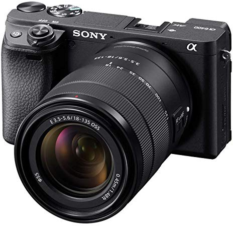 Sony a6400 Mirrorless Interchangeable-Lens Camera with 18-135mm Lens (Black)
