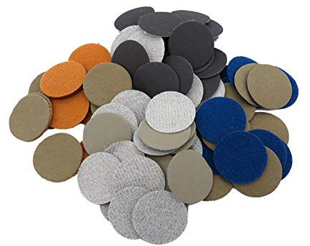 200PCS 1 pollice 25 mm di carta abrasiva impermeabile in carburo di silicio da 60 a 10000 graniglie per levigatura a umido o a secco