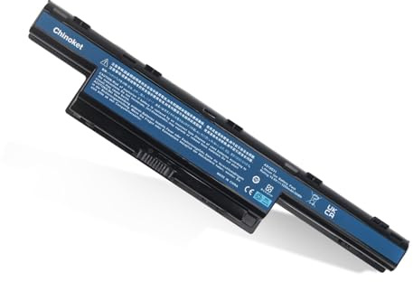 Chinoket AS10D31 56Wh/5200mAh Batterie d'ordinateur Portable pour Acer AS10D3E AS10D41 AS10D51 AS10D61 AS10D71 AS10D73 AS10D75 AS10D81 Emachine série/TravelMate série