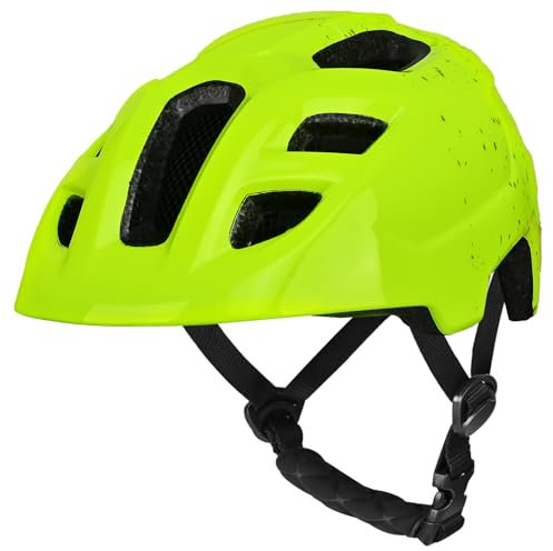 Kinder Fahrradhelm, Multisport Helm, Fahrradhelm Mädchen, Fahrradhelm Jungen, Kinderhelm ab 5-12 Jahre, Verstellbarer Kinder-Helm, 51-55cm, für Fahrrad & Roller