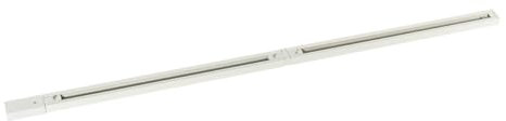 QAZQA Sistema de riel moderno monofásico blanco 50cm juego de 2 - Iconic Plástico Alargada Adecuado para LED Max. x Watt