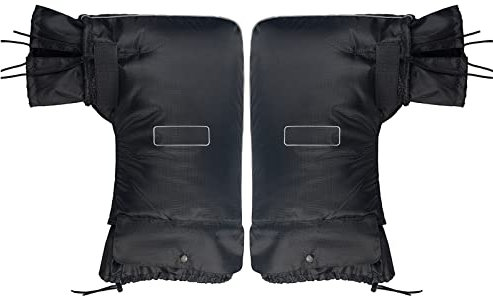 Ddujbtp Fahrrad-Lenkerhandschuhe, Fleece-Innenfutter, Winter, Fat-Bike-Fäustlinge, extremes kaltes Wetter, Wärmer