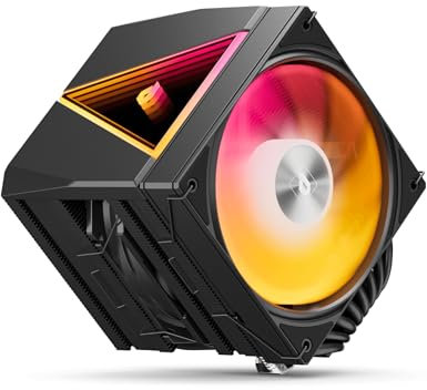 upHere UE2-Elite-KC8C CPU Air Cooler, 8 Heat Pipes Dual Tower CPU Cooler with 120mm ARGB PWM Fan, 280W TDP, for AMD AM5/AM4/AM3, Intel LGA 1851/1700/2011/2066/115X, Black ARGB