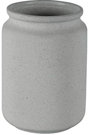 Spirella Zahnputzbecher Zahnbürstenhalter Cement 8x11 cm Grau
