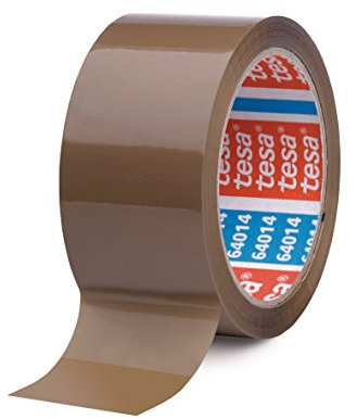 Tesa Silencioso abrollbares universal de cinta de embalaje, marrón, 64014