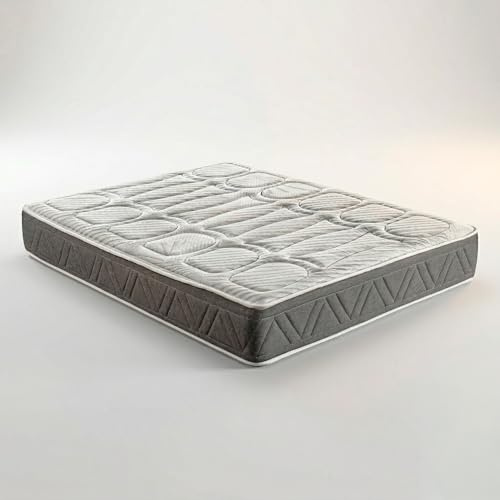 ROYAL SLEEP - Colchón Viscoelástico Hilo de Carbono y Biocerámico con Efecto Regenerador | 135x190 | Altura 29cm | Gama Alta | Firmeza Alta | Ceramic Premium