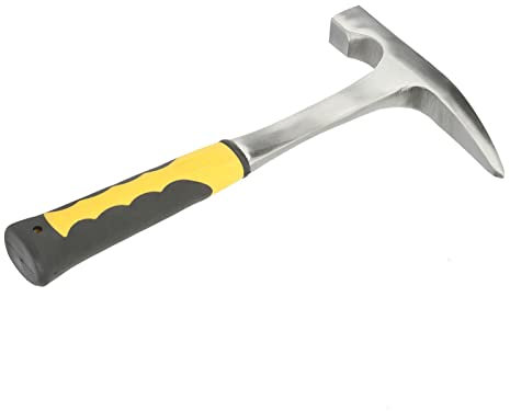 Ziegelhammer Double Head Flat Mouth Geological Survey Entenschnabel Hammer Hammerkopf 500g