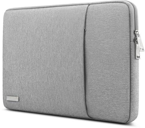 TECOOL 13,3 Zoll Laptop Tasche Hülle MacBook Tasche für MacBook Air 13 13.6 M4 M3 M2 M1 2025 2024-2010,Mac Book Pro 14/13 M4 M3 M2 2024 2023-2012,13,3 wasserdichtem Schutzhülle,Grau