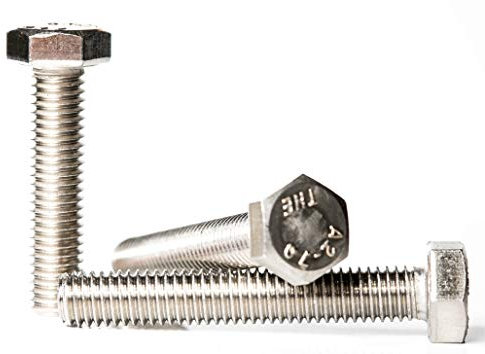 M4 (4mm x 50mm) Hexagon Head Screws Hex Bolts A2 Stainless Steel (Pack of 20) B02BC