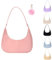 Umhängetasche Damen Handtasche, handtasche vintage, 90s Women's Shoulder Bag, Tasche Kleine Segeltuchtasche y2k Fashion Handtaschen für Frauen Rosa
