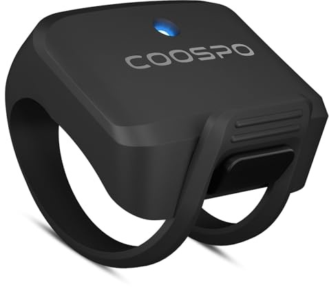 COOSPO BK9S Speed Sensor,Bluetooth5.0 ANT+ Cycling Speed Sensor,Wireless Bicycle Sensor For Speed Distance,IP67 Waterproof&350H Battery,Compatible with Rouvy/Zwift/Peloton/Wahoo/Bike Computer