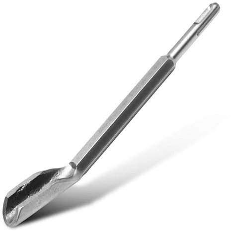 Hohlmeißel SDS Plus Gehärtet Kanalmeißel 14 x 250 x 22 mm U-förmiger Meißel SDS Plus Meißel Schlitz Schlitzmeißel Aus Supergehärtetem Stahl für Mauerwerk, Beton, Zubehör Bohrhammer