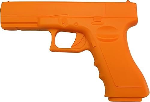 KH-Security Trainingswaffe Trainingspistole Silikonpistole Gummipistole Übungspistole (Glock 17)