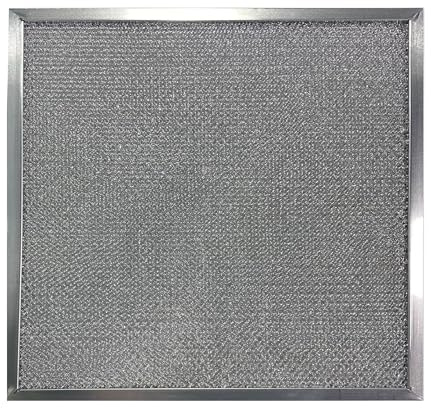 Air Filter Factory Washable Aluminum Mesh Foil Filter 14 x 14 x 1 Inches Nominal - 13-5/8 x 13-5/8 x 7/8 Inches Exact