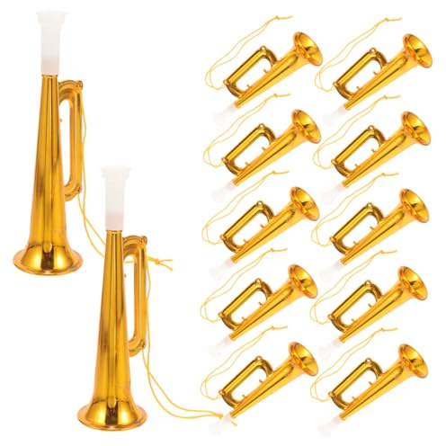 Alasum 15piezas Cuerno de Animadoras Juguete Sonido de Trompeta de Instrumentos para Fiestas Musical Accesorios para Fiestas Infantiles