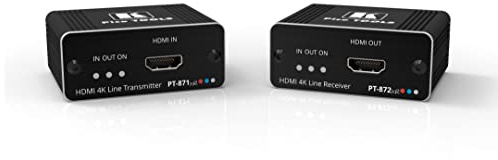 Kramer PT-871/2xr-KIT 4K HDR HDMI Kompakte PoC Extender über Long- Reach DGKat 2.0