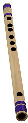Whitewhale Indian Bansuri bambuflöjt – indiska musikinstrument för professionell användning