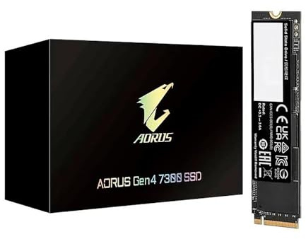 Gigabyte Aorus 2TB M.2 Solid State Drive AG4732TB (PCIe Gen 4.0 x4/NVMe 1.4)