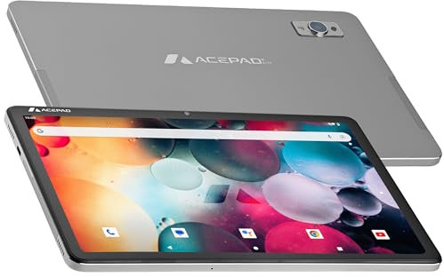 Acepad A171 Premium Android Tablet, 10.4 Zoll, 256 GB Speicher + 24 GB RAM, 2K FHD+ Auflösung, Simlockfrei ohne Vertrag, 4G LTE Dual SIM Tablet PC, WLAN, deutsche Marke