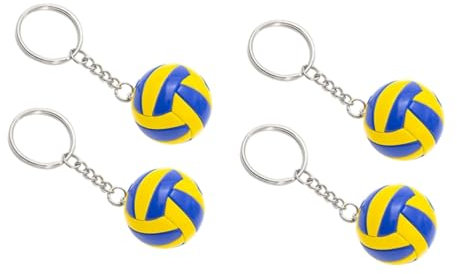 ifundom 4stücke Volleyball Schlüsselanhänger Vielseitige Für Taschen Dekorative Für Sportliebhaber Leicht Und Tragbar Für Schlüssel Und Goodie Bags