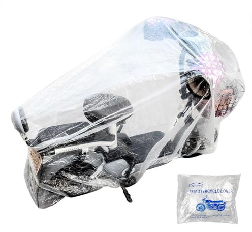 Cubierta de lluvia para motocicleta,Cubierta de motocicleta impermeable al aire libre, Funda para almacenamiento de motocicletas, Cubierta para lluvia de motocicleta resistente al calor para todas las