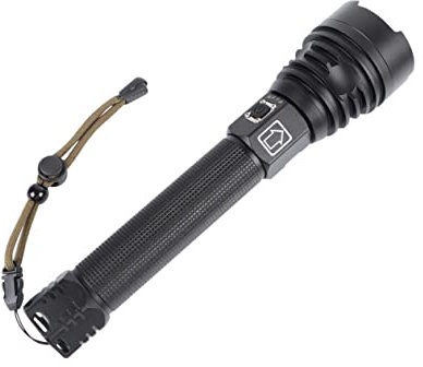 Homoyoyo Lampe De Poche Usb Rechargeable Avec Affichage De Batterie Zoom Lampe Torche Électrique Pour Camping Et Situations Urgence