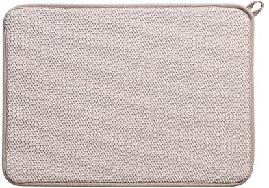 Draining Board Mats Microfibre Dish Drying Mat for Kitchen Counter, 38x50cm Sink Drainer Mat Non-Slip Draining Mats for Kitchen Sink, Drying Pad for Kitchens Bar Plates and Cups